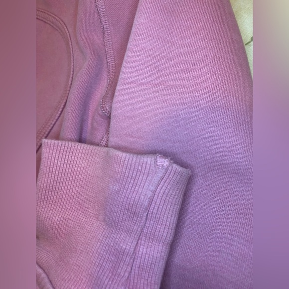 Blush Pink Scuba Lululemon hoodie - Picture 3 of 4